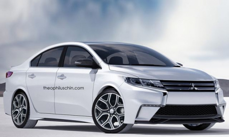 Рендер Mitsubishi Lancer, который никогда не станет Evo